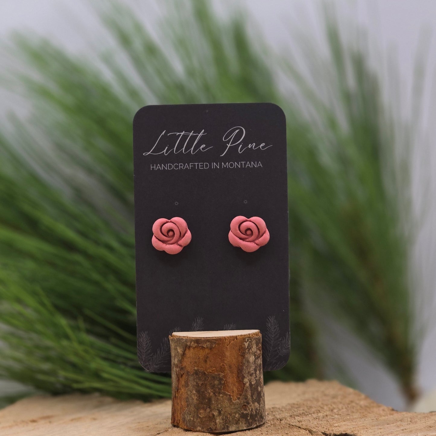 Cottage Rose Studs