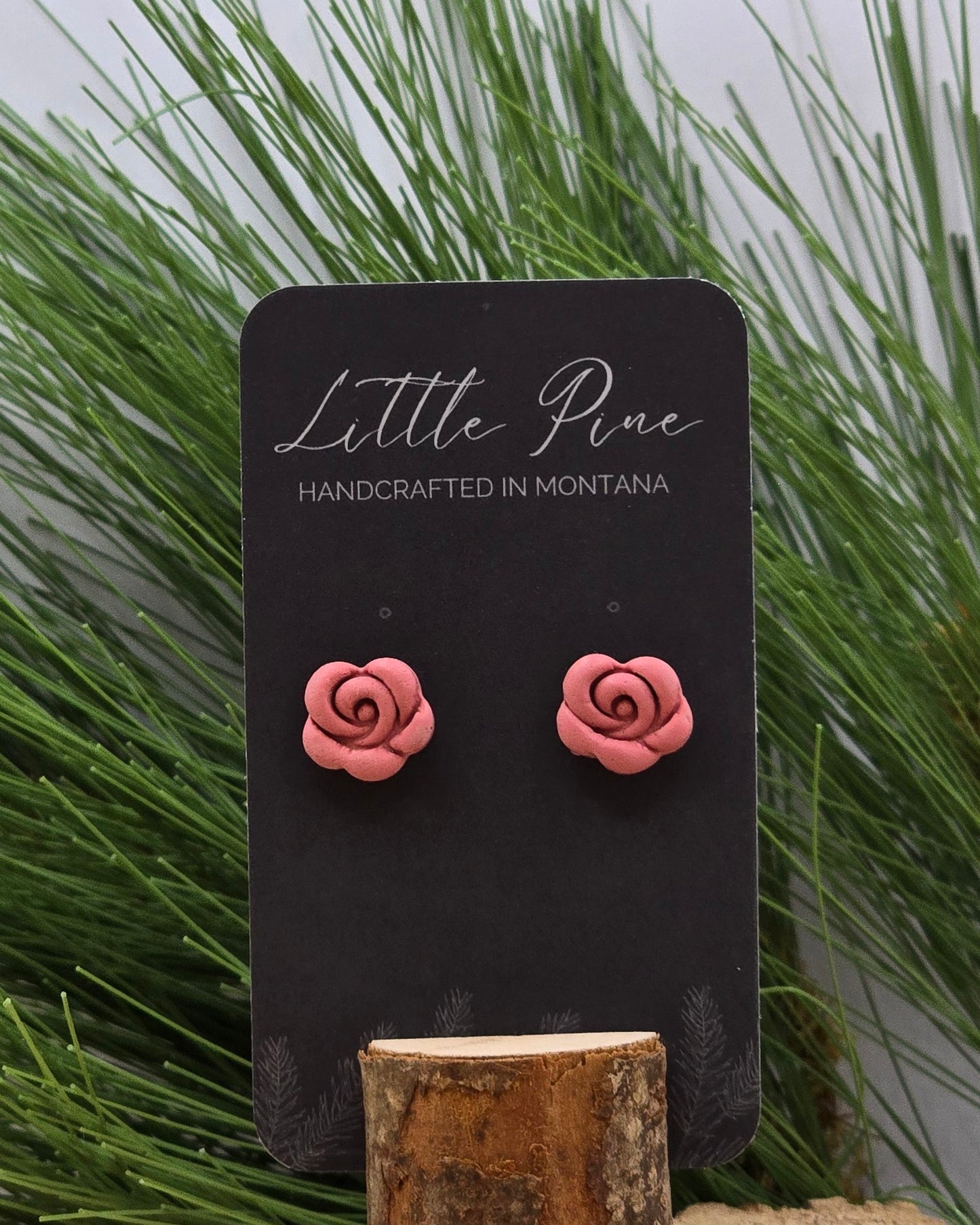 Cottage Rose Studs