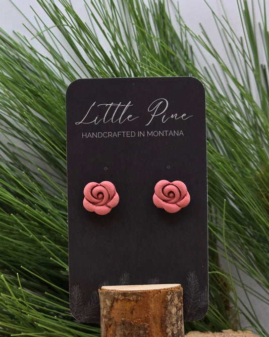 Cottage Rose Studs