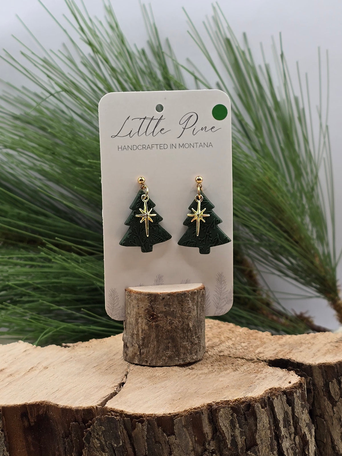 Botanical Texture Christmas Trees