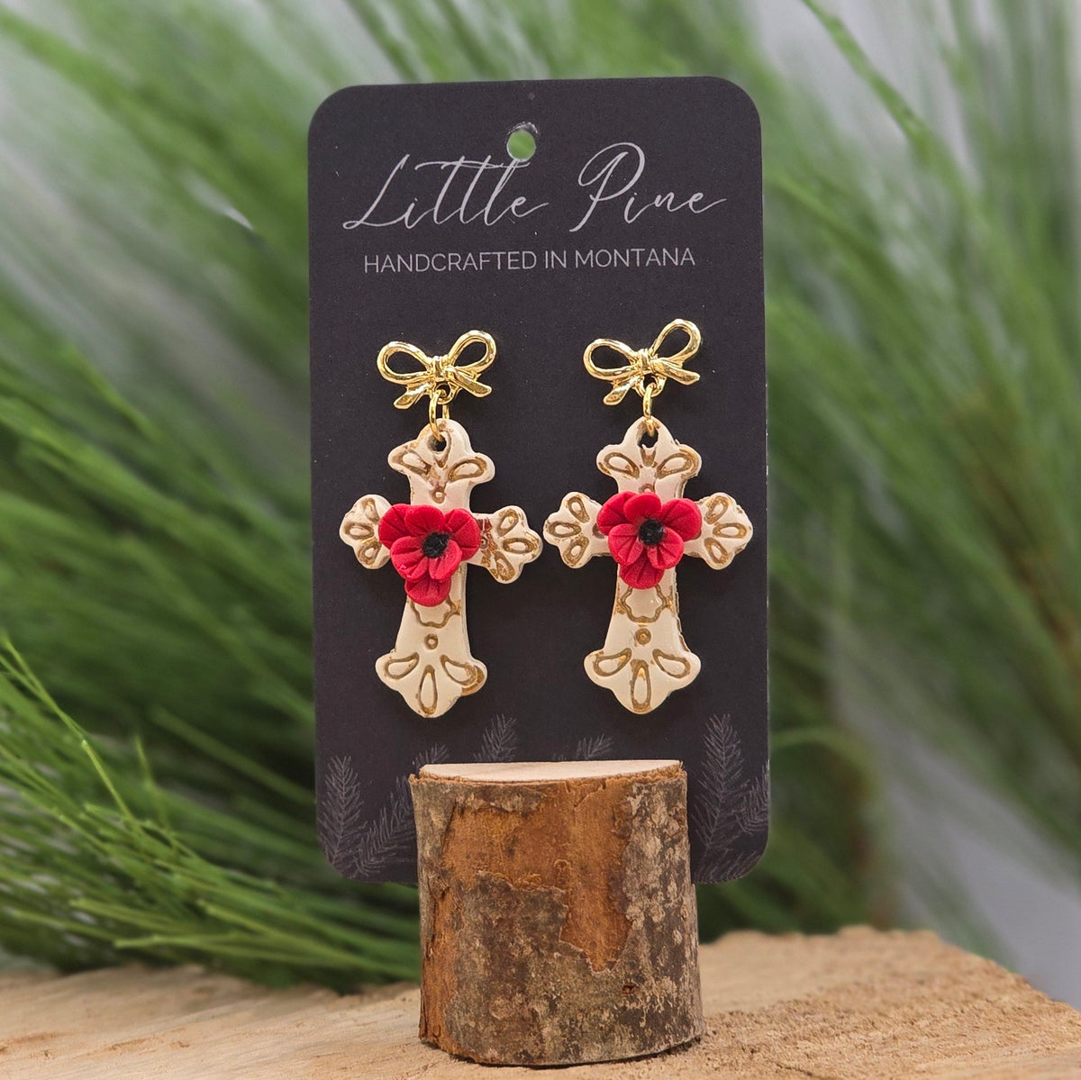 Heirloom Cross Dangles